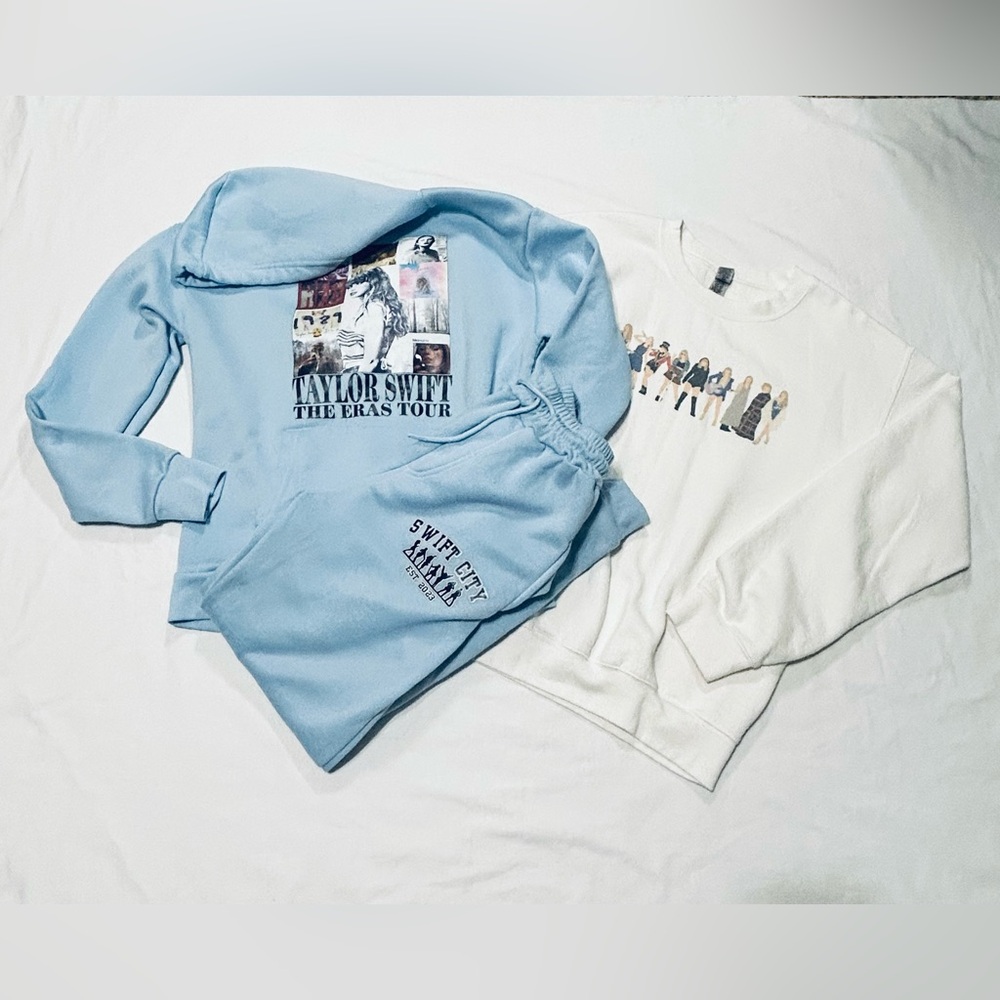 Taylor Swift The Eras Tour Sweatshirt Set, Casual Hoodie - Picture 4 of 12